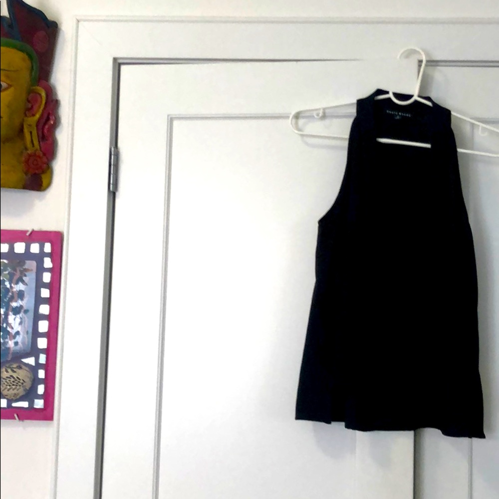 Haute Monde Black Sleeveless Top
